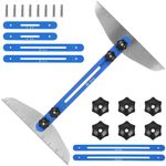 Stair Tread Template Tool Measuring Steps Risers Ruler Adjustable Gauge Jig Kit