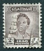 IRAQ 1948-51 2f deep brown SG272 used NG King Faisal II b #C02
