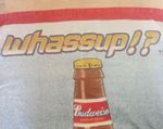 Vintage Budweiser King of Beers Wassup! Beach Towel Y2K 2001 Retro Summer