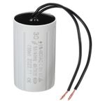CBB60 30uF Running Capacitor AC 450V 2 Wires 50/60Hz Cylinder 70x42mm