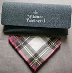 BRAND NEW-Vivienne Westwood Glasses/sunglasses Designer Case with Cleaning Cloth