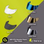 AGV GT4 Max Vision Genuine Visors (K5-S, K3 SV-S, K1-S)