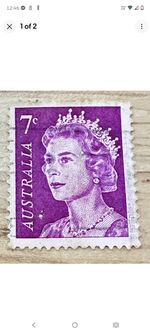 VERY RARE STAMPS AUSTRALIA 7c 0012