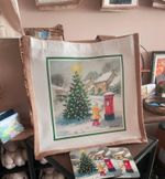 Pete Rumney Bespoke Christmas Tree Jute Tote Bag