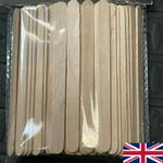 100 WOODEN PLANT MARKER STICKS Seed Labels Seedling Tags CRAFT Lolly Sticks Wood