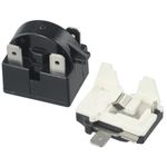 Refrigerator PTC Starter Relay Replacement 2 Pins Compressor Overload Protector