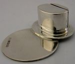 NOVELTY ENGLISH STERLING SILVER TOP HAT MENU HOLDER LONDON 2017