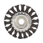 Rotary Steel Wire Brush Twist Knot Wheel Brush For Angle Grinder 115mm / 4.5"