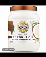 Biona Organic Coconut Oil Cuisine-Odourless 875ml Organic Vegan Dairy Free