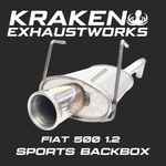 FIAT 500/PANDA 1.2 PETROL SPORTS EXHAUST/ BACKBOX/ MUFFLER/ SILENCER