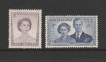 New Zealand 1953 Royal Visit SG 721-722 MNH