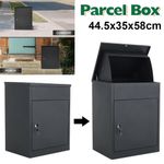 Extra Large Outdoor Parcel Secure Box Lockable Package Delivery Drop Postbox