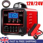 Heavy Duty Battery Charger 15A Automatic Battery Maintainer 12V/24V for Car RV