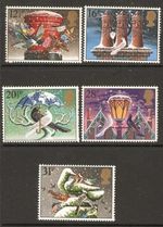 GB MNH STAMP SET 1983 Christmas SG 1231-1235 UMM