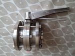 Kieselmann 2" Butterfly valve OD 2" PN16 AISI 316L Stainless steel food grade
