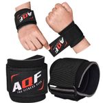 AQF Wrist Brace Support Gym Straps Weight Lifting Wraps Fitness Training Workout