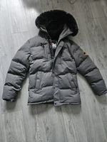 Zavetti Men's Grey Puffer Parka Jacket Oshawa, Canada, Size Small