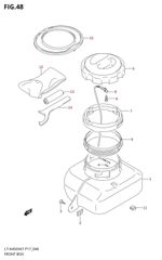 Suzuki Genuine ATV Screw LT-A500X / LT-A500XZ L3-L5 Body Frame 03511-0512B-000