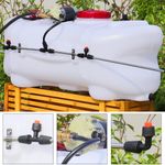 Quad ATV Sprayer Trailer Electric 60 100 L 12V Tank Boom Hand Lance Agricultural