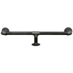 Bar/Kitchen Foot Rail Made From Industrial Raw Steel Iron Pipe Fittings!