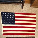 Vintage Annin Defiance 48 Star American Flag 4x6 Sewn Stars Stripes Pre-1959