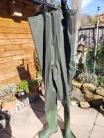 chest waders size 8, Fish Max, Brreathable,colour green,used