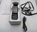 W&O  2.5K Vlogging Portable Camera with 180° Rotating Lens, Pocket Body Black 