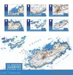 Alderney Stamps: "Alderney & Burhou Map" Presentation Pack 2017