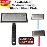 Pet Grooming Brush Slicker for Pet Dog Puppy Cat Kitten Rabbit Shedding Comb UK