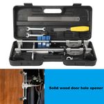 Solid Wood Door Lock Hole Opener Installing Doors Lock Mortiser Kit for Wood