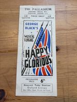 c. 1944 Theatre Programme George Black’s “Happy & Glorious” London Palladium 