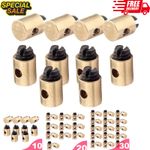 10 Pieces Solderless Throttle Cable Connectors Brake Cable Nipple Screws UK