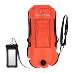 Swim buoy, Tow Float, Dry Bag for Open Water Swimming, 28L & Free Phone Case