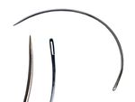 C.S. Osborne Extra Light Gauge Curved Round Point Upholstery Needles 2 - 4" 501X