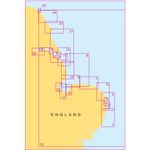 Admiralty Small Craft Charts 5614: East Coast, Orford Ness to Whitby - FULL SET