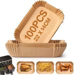 100pack Air Fryer Paper Liners Disposable Non Stick Baking Parchment for Ninja