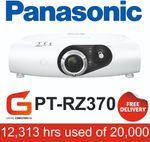 Panasonic PT-RZ370EA 1920x1080 DLP Projector (12,313 HRS USED OUT OF 20,000 HRS)