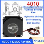 4010 Fan 40mmx40mmx10mm 4cm Printer Turbine Blower Cooling Fan - 5V 12V 24V DC