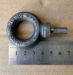 M8 Lifting Eye Bolt SWL 0.15T A3 HW Industrial Eyebolt NOS