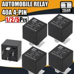 1/2/5Pcs 4 Pin 12v 30A AUTOMOTIVE RELAY For Aux Lights Horns Car Boat Van  SPNO