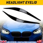 Eyebrows Eyelids Eye Line Eyelash Headlight Cover For BMW F20 F21 2015-2019 LCI