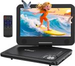 ieGeek 12.5" Portable DVD Player with 10.5" Swivel Screen,Car Travel DVD Players