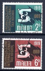 Malta 1969 Labour Organization  Complete Set SG 416-417 Good Used