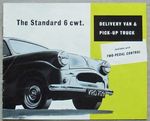 STANDARD 6 cwt Delivery Van & Pick Up Truck Sales Brochure 1956-57 #131/9/56