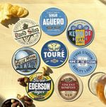 Man City Football Beer Mat Coasters - The Perfect Gift Or Present (8-pack)