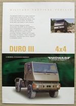 MOWAG DURO III 4x4 Military Tactical Vehicle Sales Leaflet 2007 Ref 03.2007 en
