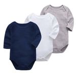 100% Cotton Long Sleeve Baby Vest Bodysuit Boy Girls Infant Jumpsuit Baby Romper