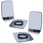 TRANSIT MK6/MK7 2000-2013 MANUAL DOOR WING MIRRORS GLASS PAIR LEFT & RIGHT