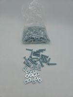 Unifix Countersunk Gutter Bolt And Nut  Bright Zinc Plated M6 X 30 QTY 200
