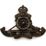 Original WW1 Royal Artillery Regiment MOVING ROTATING WHEEL Version Cap Badge